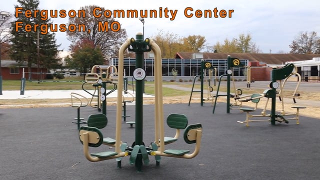 Intro screen for a video highlighting Ferguson Community Center