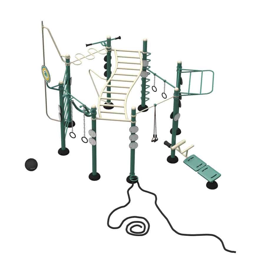 Functional Fitness Rig Render