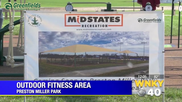 Intro screen for a video highlighting the Preston Miller Park Newscast