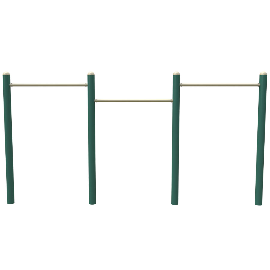 3D Rendering of 3-Person pull-up station