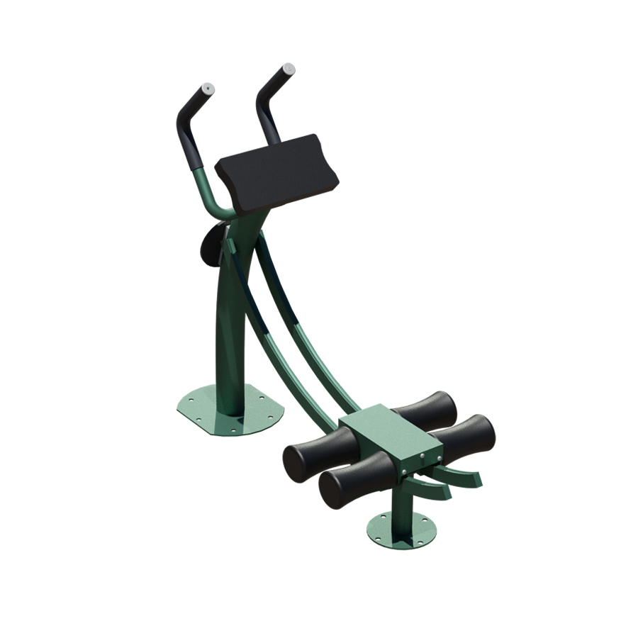 Diagram for the muscles used when exercising on the Back Extension