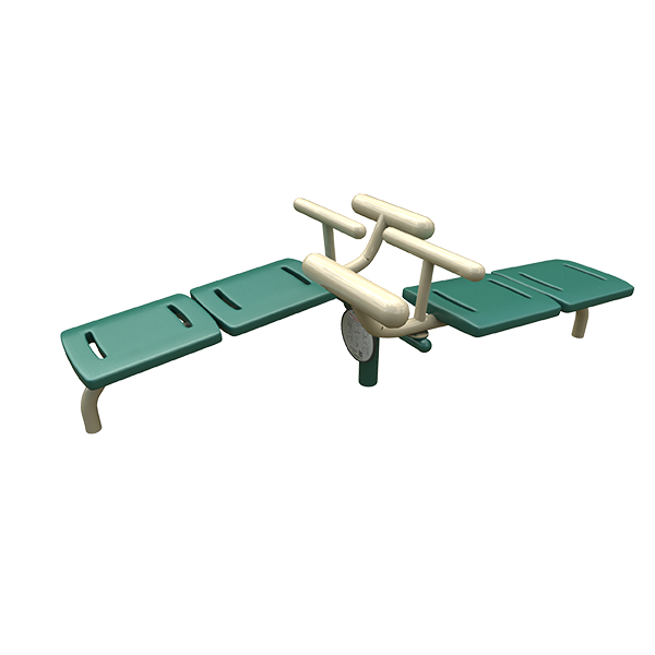 2-Person Incline Sit-Up Benches Render
