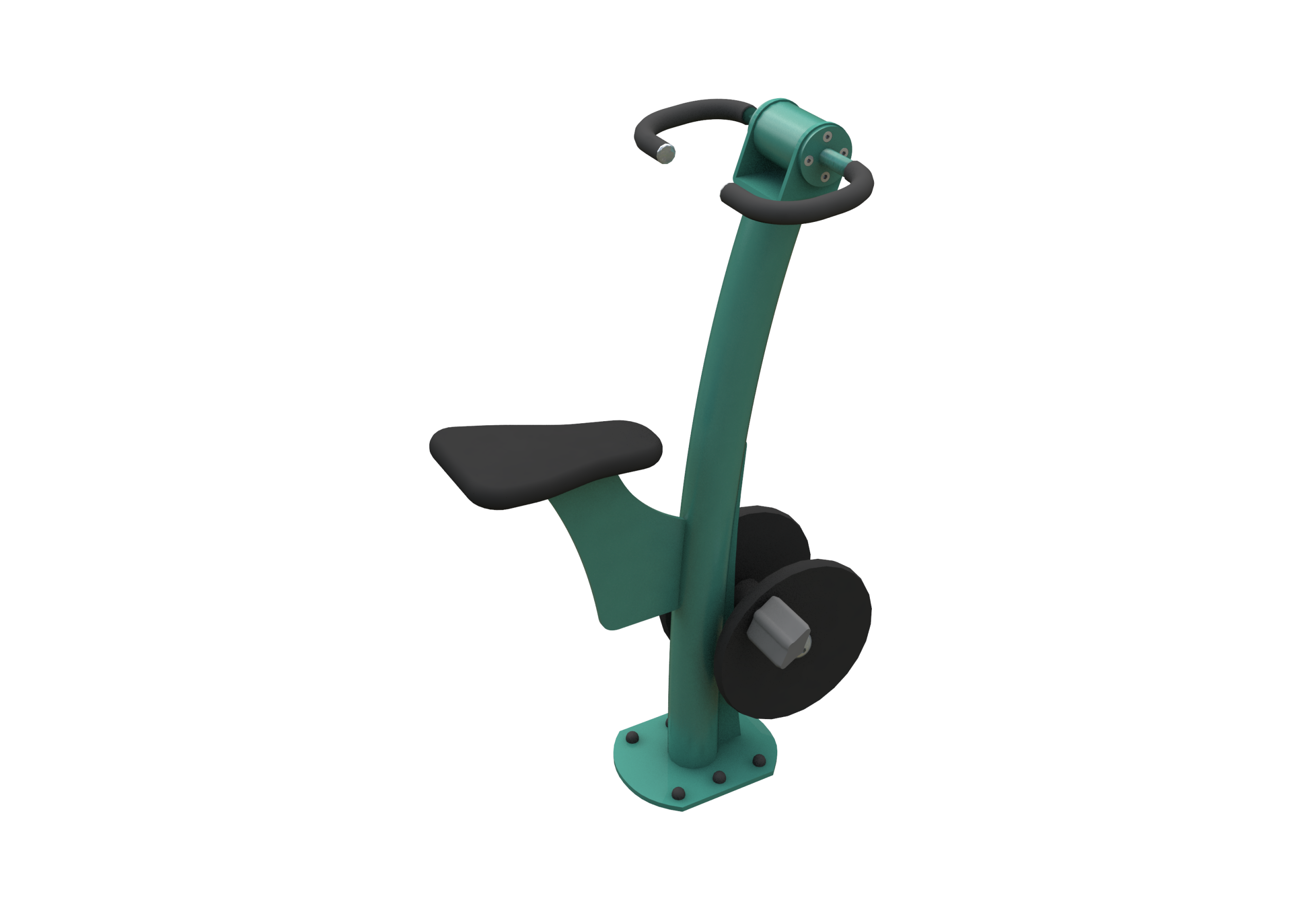 Upright Bike with Resistance Render