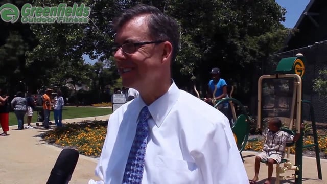 Intro screen for a video highlighting Benny Potter Park - Gary Moore