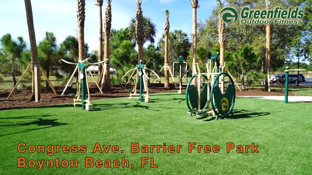 Intro screen for a video highlighting Congress Avenue Barrier Free Park