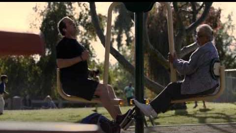 Intro screen for a video highlighting Greenfields Outdoor Fitness on HBO Togetherness