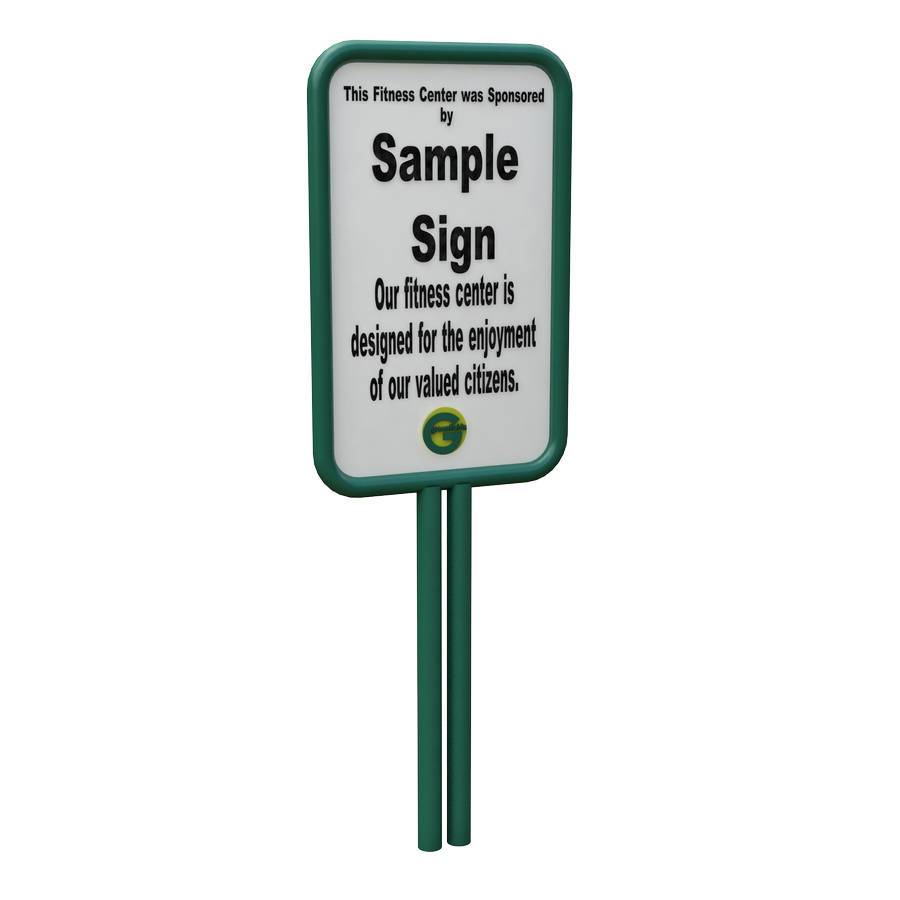 Customized Announcement Sign Render
