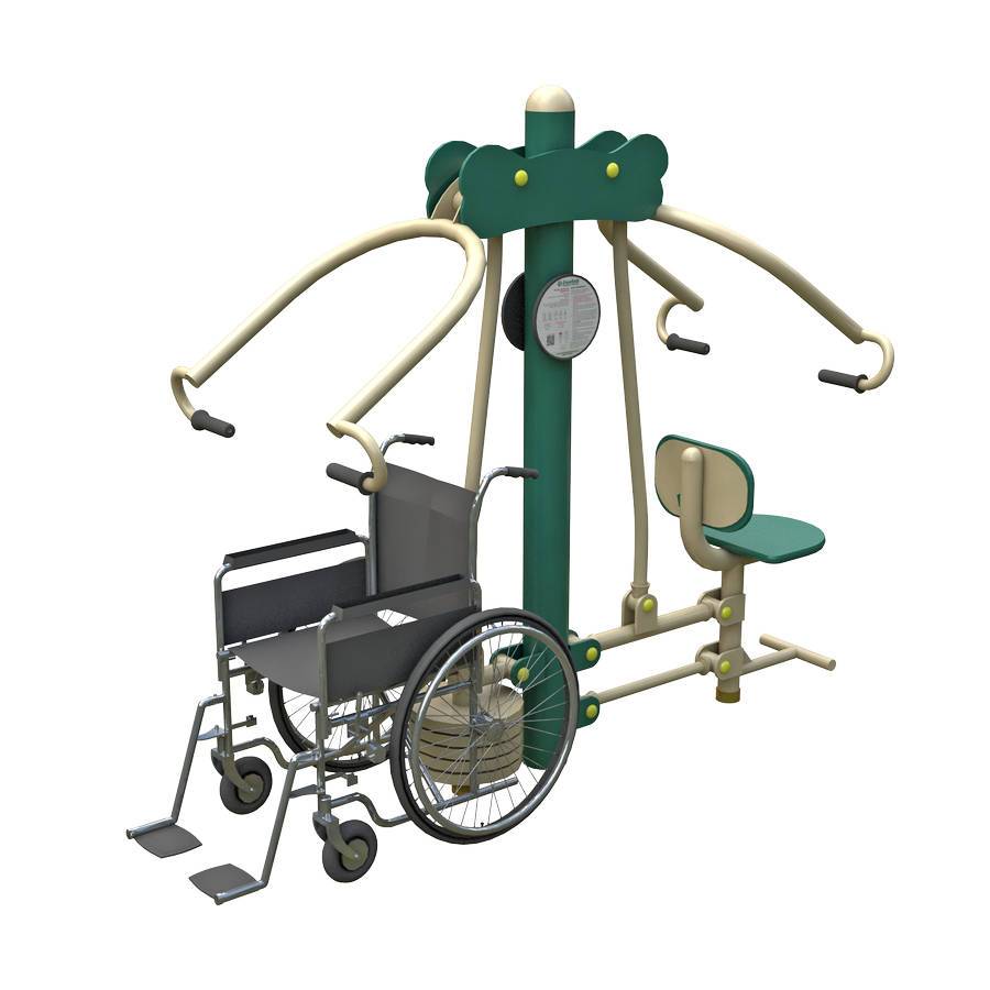2-Person Accessible Vertical Press Render