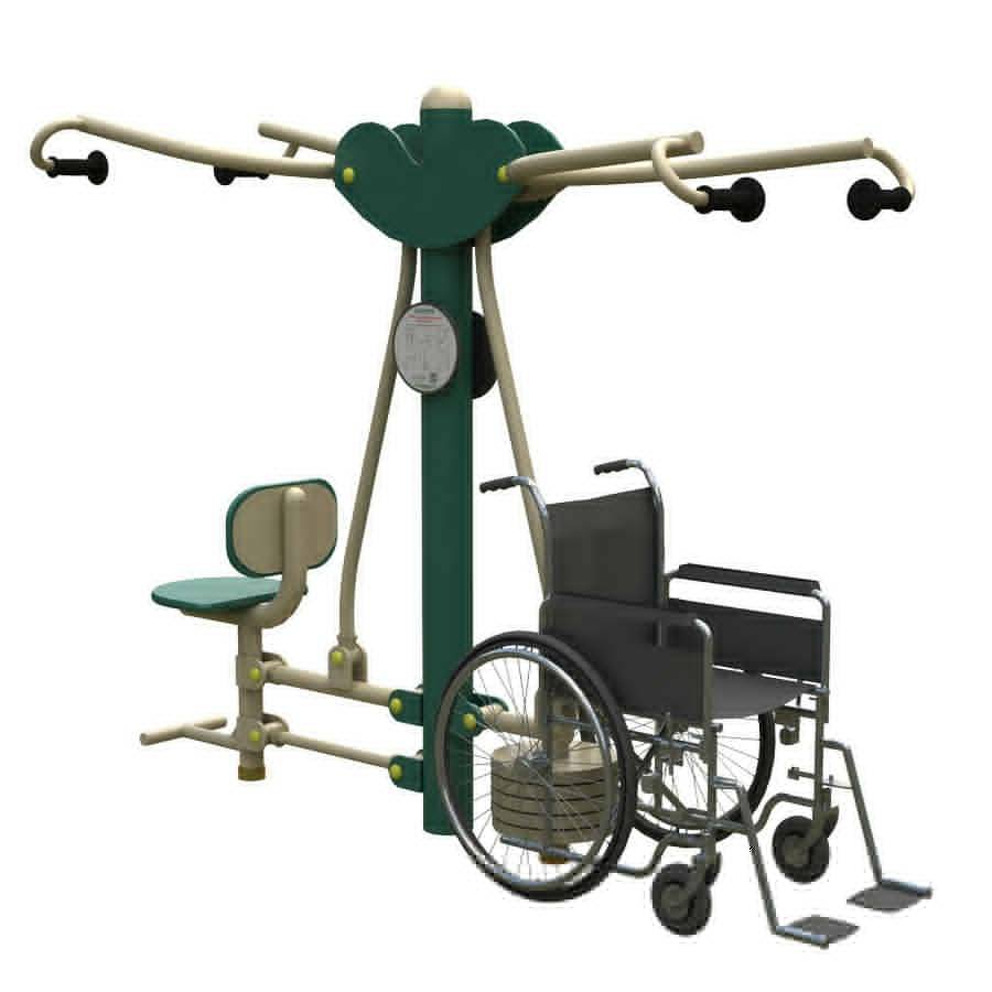 2-Person Accessible Lat Pull Render