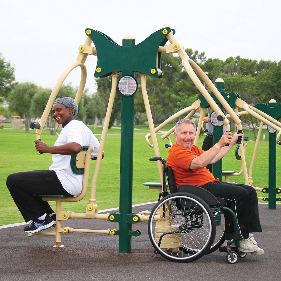 2-Person Accessible Chest Press