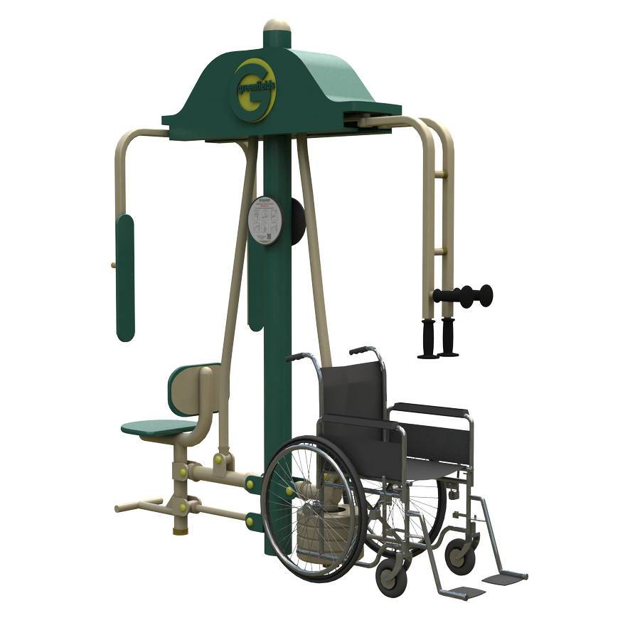 2-Person Accessible Butterfly Combo Config. B Render