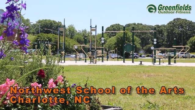 Intro screen for a video highlighting Northwest School of the Arts in Charlotte, NC