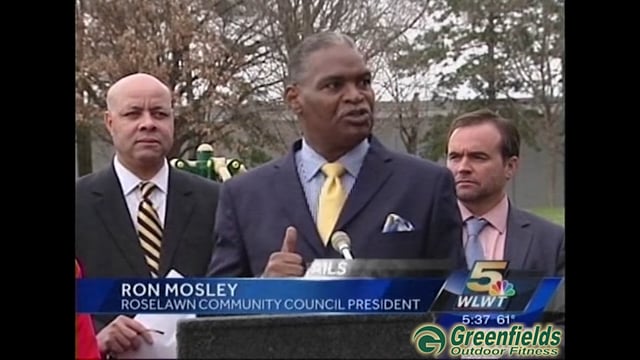 Intro screen for a video highlighting the Roselawn Park Newscast